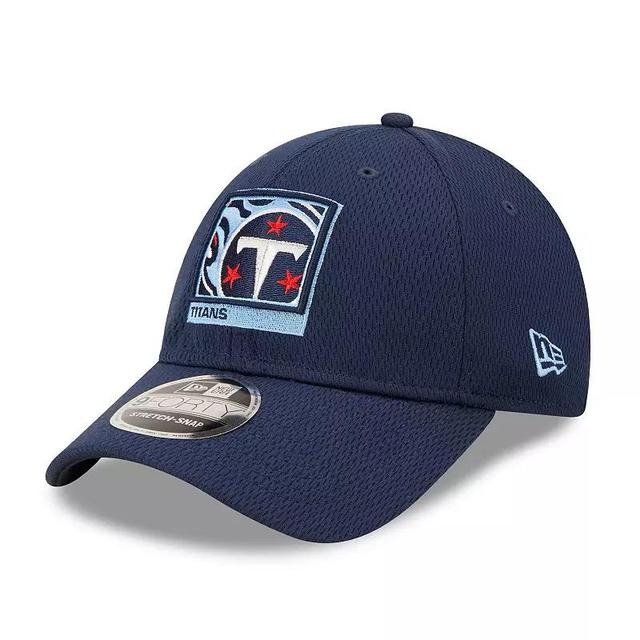 Mens New Era Tennessee Titans Framed AF 9FORTY Snapback Hat, Blue Product Image