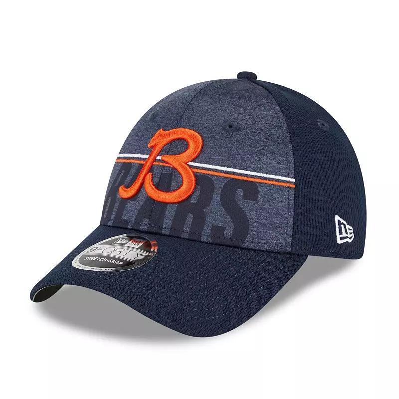 Mens New Era Chicago Bears 2023 NFL Training Camp Secondary Logo 9FORTY Adjustable Hat, Blue Product Image