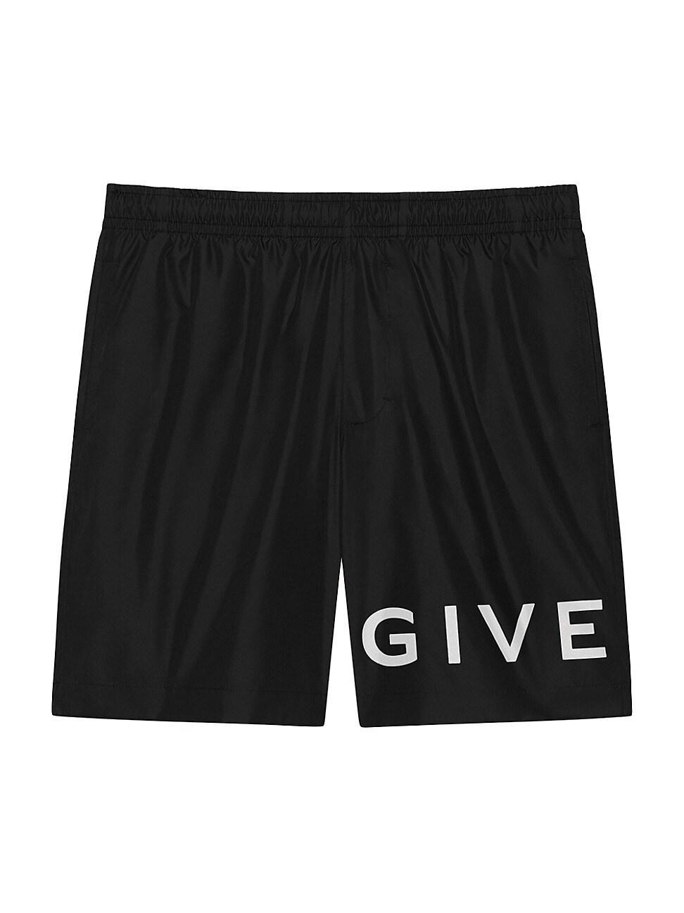 Givenchy Logo Swim Trunks Product Image