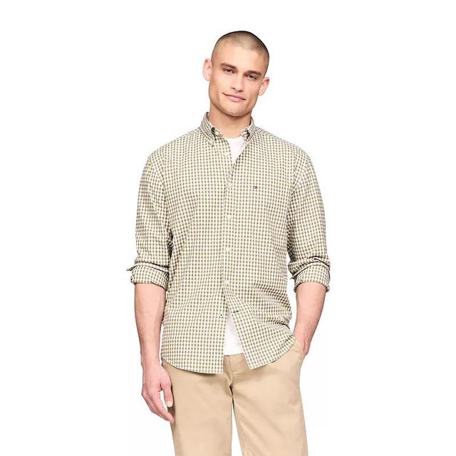 Mens Tommy Hilfiger Twain Check Stretch Poplin Product Image