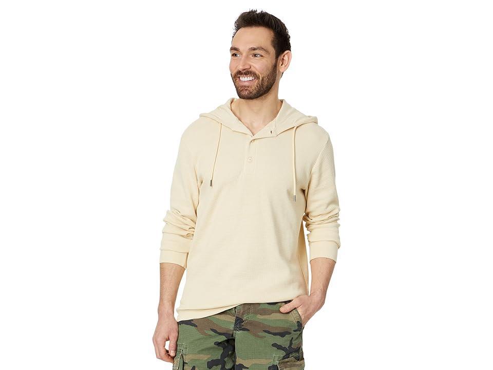 Quiksilver Thermal Hoodie (Oyster White) Men's Clothing Product Image