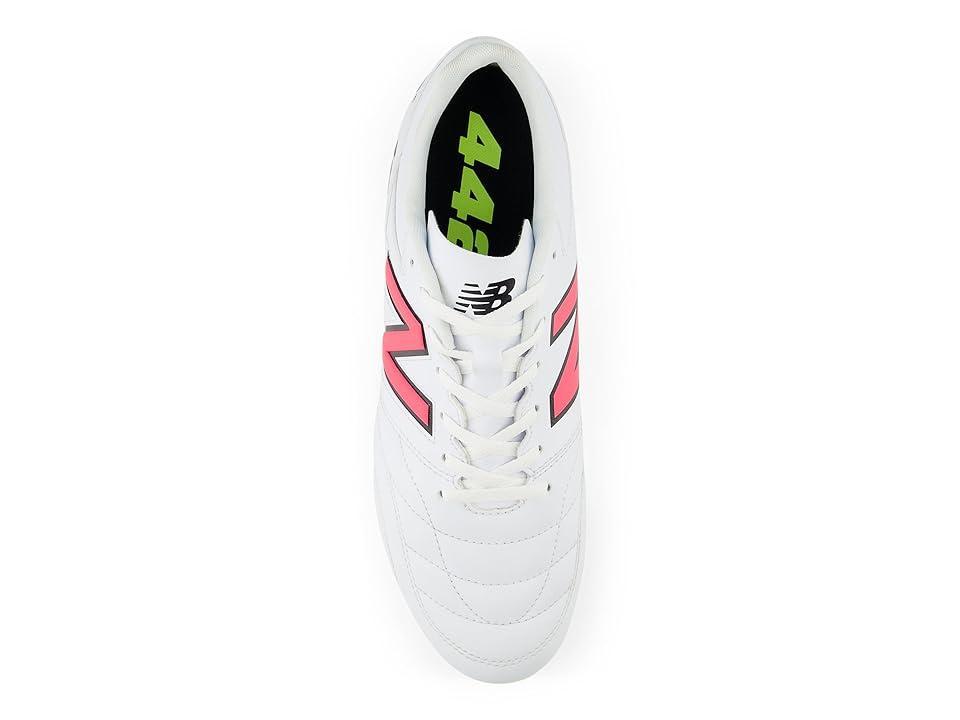 New Balance 442 V2 Academy FG (White/Hi-Lite) Men's Shoes Product Image