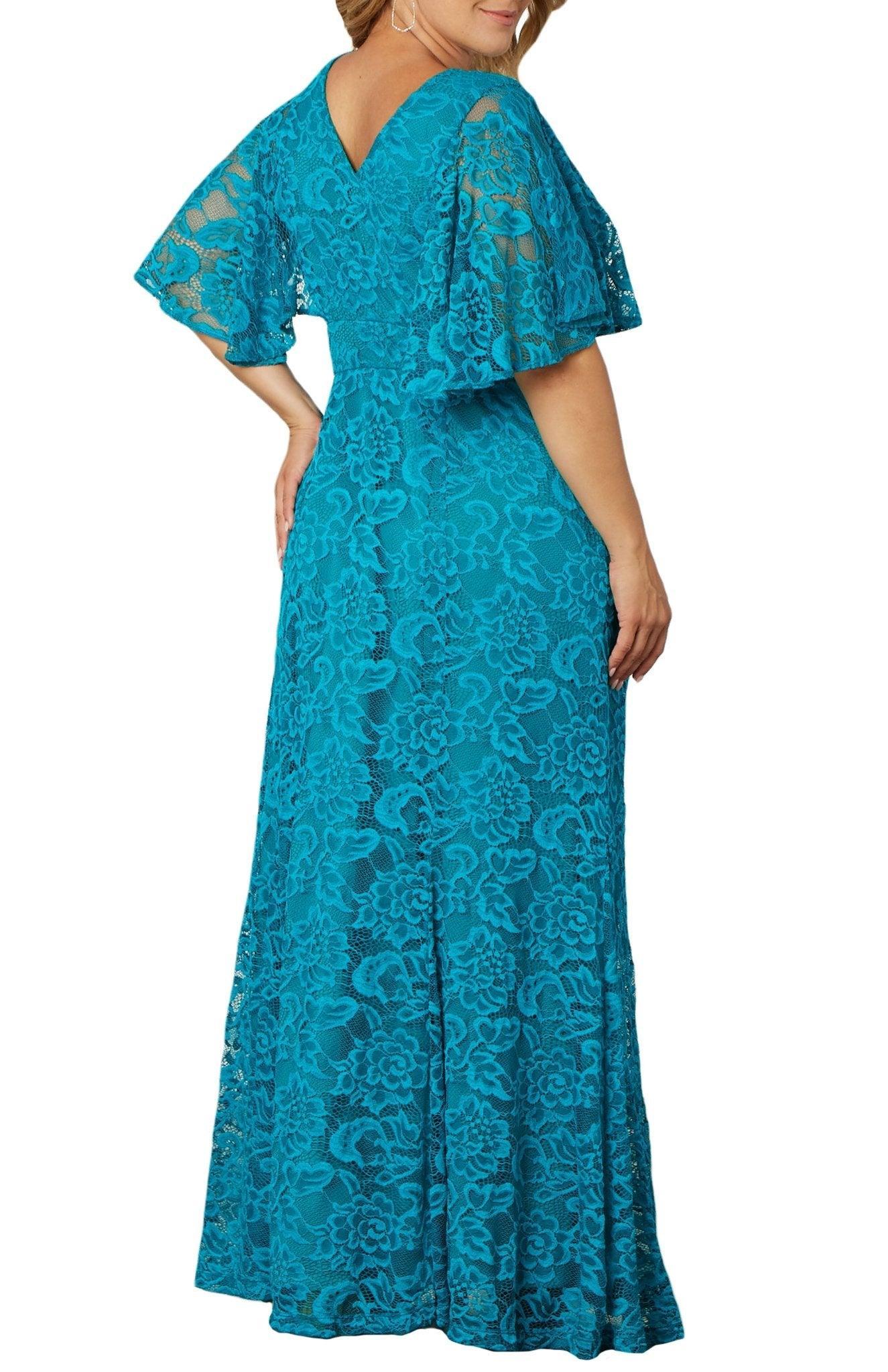 Duchess Lace Evening Gown - Plus Product Image