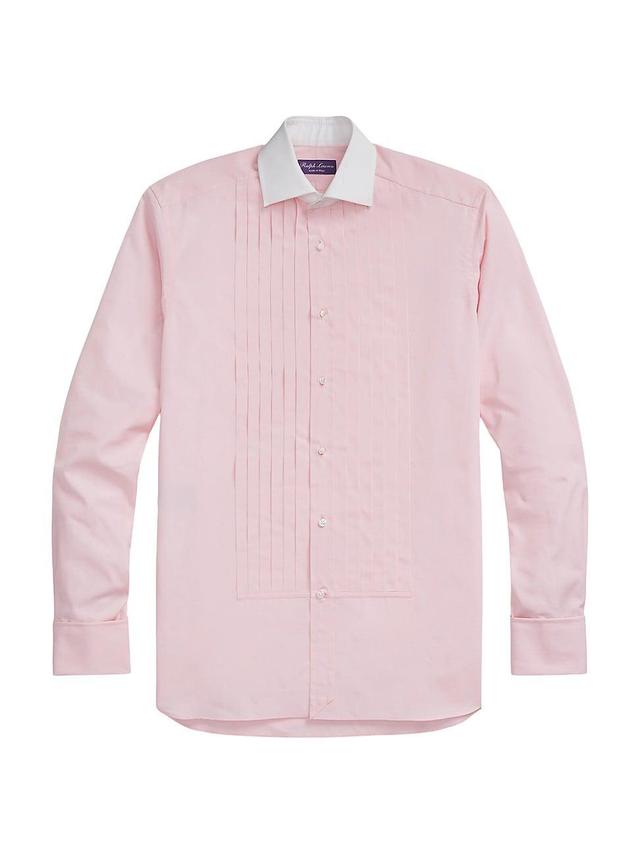 Mens End On End Cotton Long-Sleeve Shirt Product Image