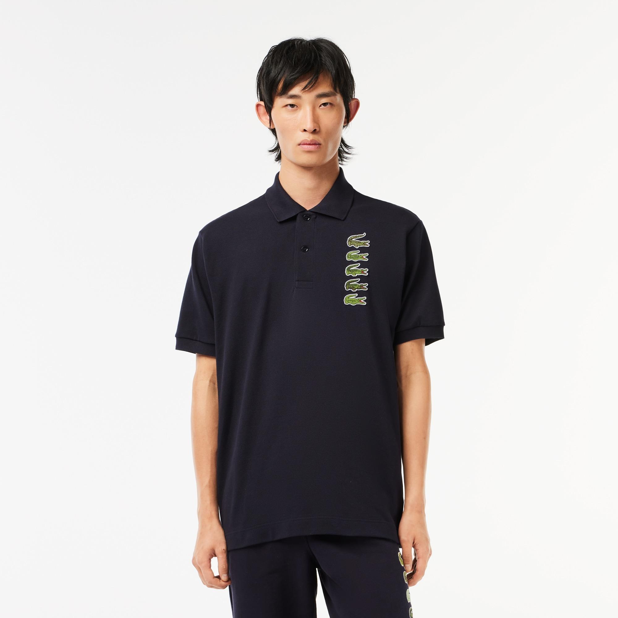 Croc Badge Piqué Polo Shirt Product Image