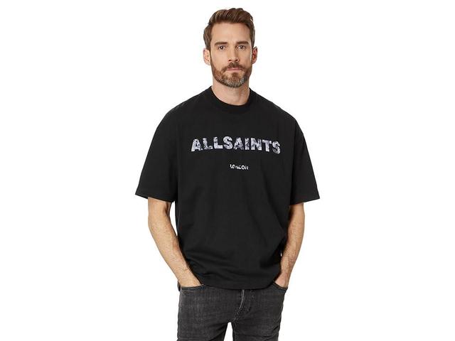 AllSaints Flocker Short Sleeve Crew Men's T Shirt Product Image