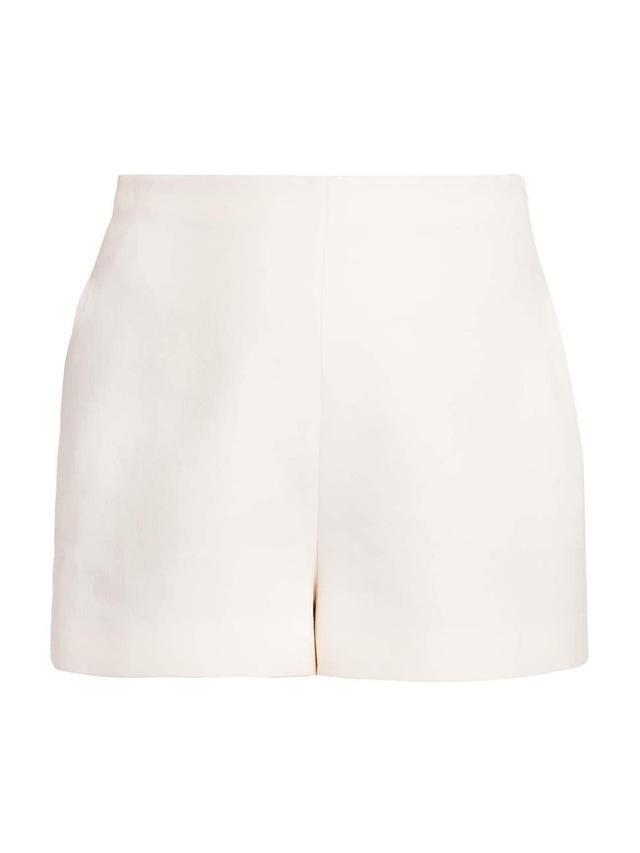 Womens High-Waisted Crepe Couture Shorts Product Image