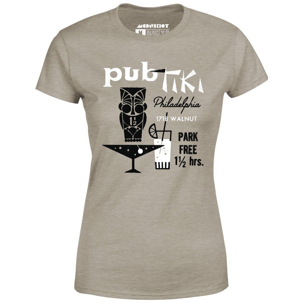 Pub Tiki - Philadelphia, PA - Vintage Tiki Bar - Women's T-Shirt Female Product Image