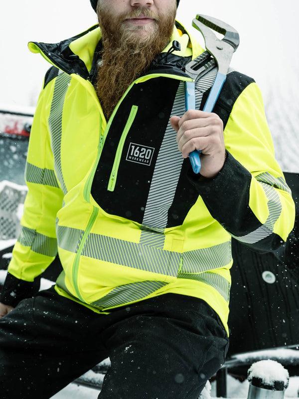 Hi Vis Softshell Work Jacket Product Image