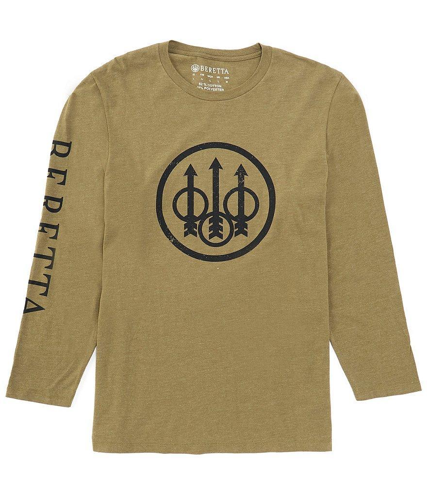 Beretta Trident Logo Long Sleeve T-Shirt Product Image