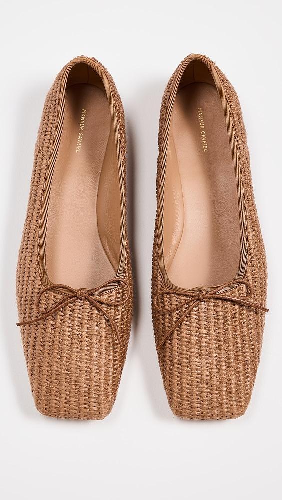 Mansur Gavriel Square Toe Ballerina Flats | Shopbop Product Image