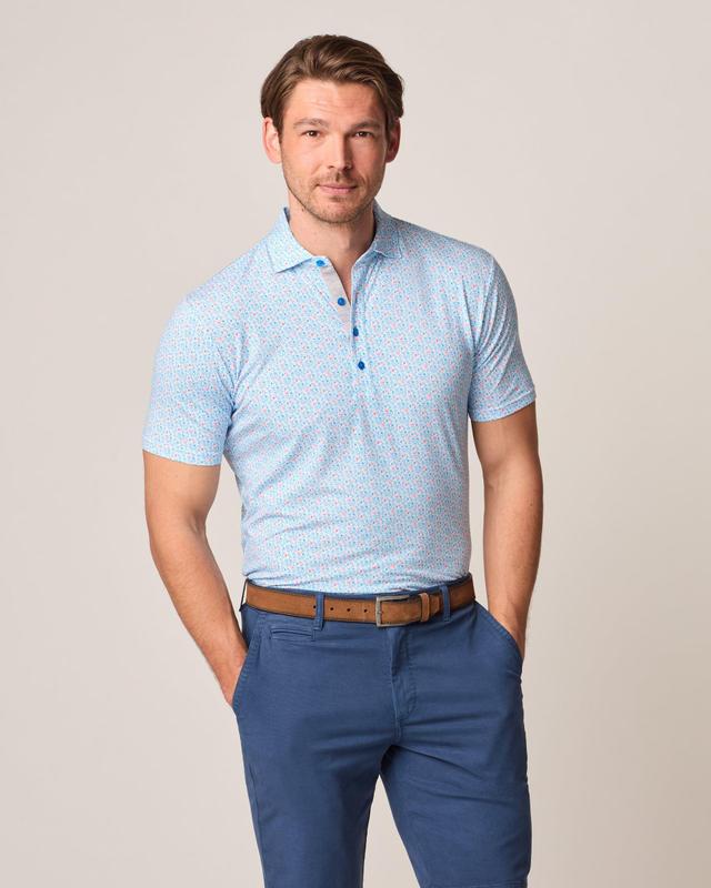 johnnie-O Linxter Cotton Blend Performance Polo - The Grill Master Product Image