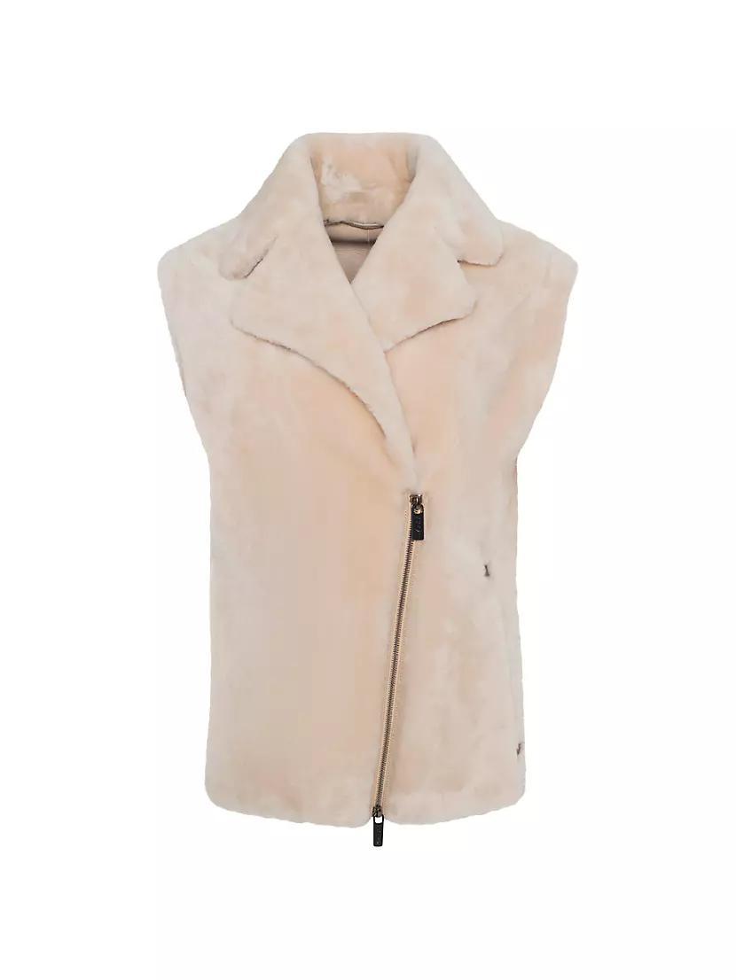 Select Shearling Lamb Zip Vest Product Image