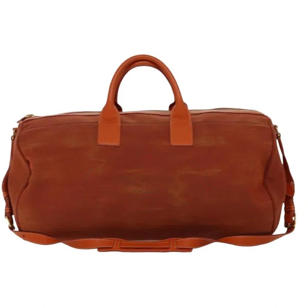 -- Orange Canvas Travel Bag () Product Image