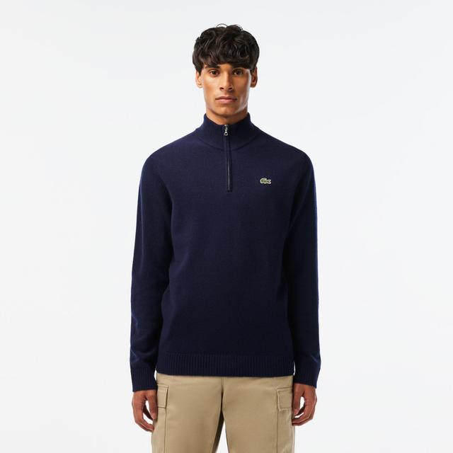 Men’s Half-Zip Wool Sweater Product Image