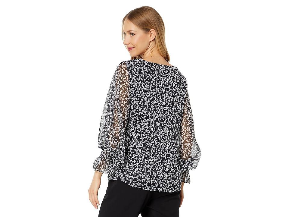 Vince Camuto V-Neck Bloosan Blouse (Rich ) Women's Clothing Product Image