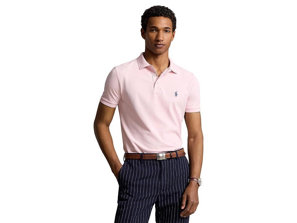 Polo Ralph Lauren Classic Fit Stretch Mesh Polo Shirt (Hint Men's Short Sleeve Knit Product Image