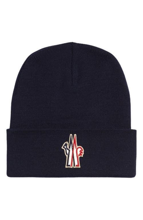 Moncler Grenoble Grenoble Logo Wool Beanie Product Image