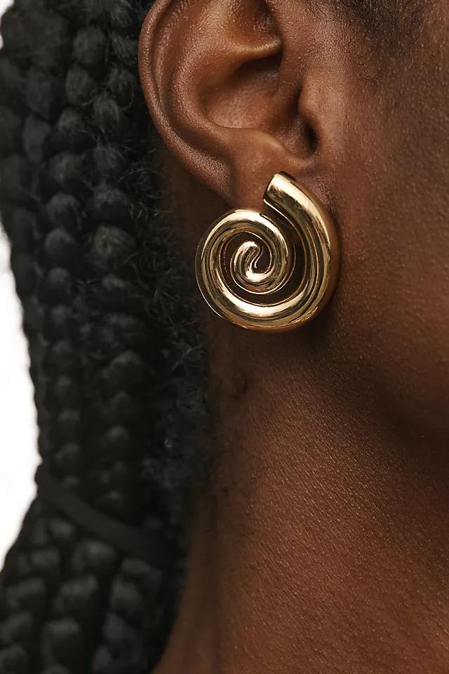 Swirl Shell Post Earrings Product Image