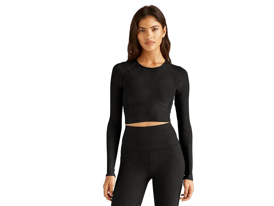 Beyond Yoga Spacedye Vitality Pullover (Darkest Night) Women's Clothing product image