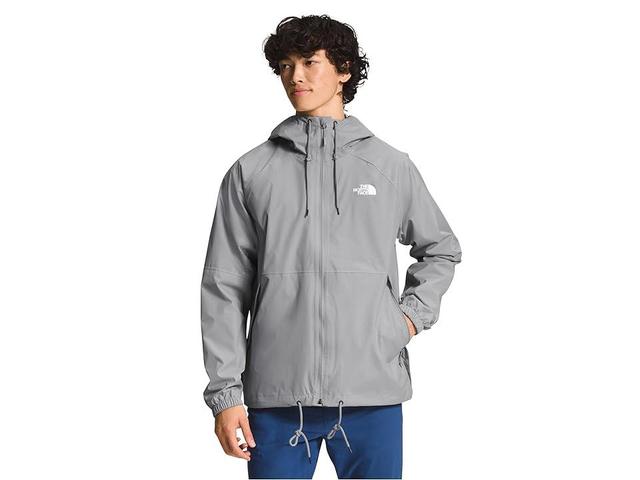 The North Face Big Antora Rain Hoodie (Meld Grey) Men's Clothing Product Image