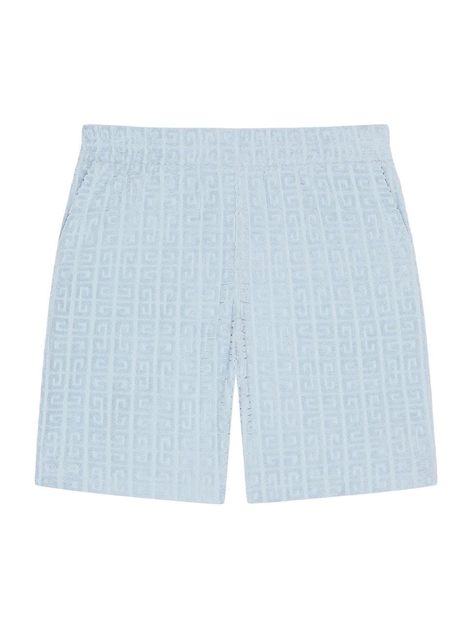 Mens Bermuda Shorts in 4G Towelling Cotton Jacquard Product Image