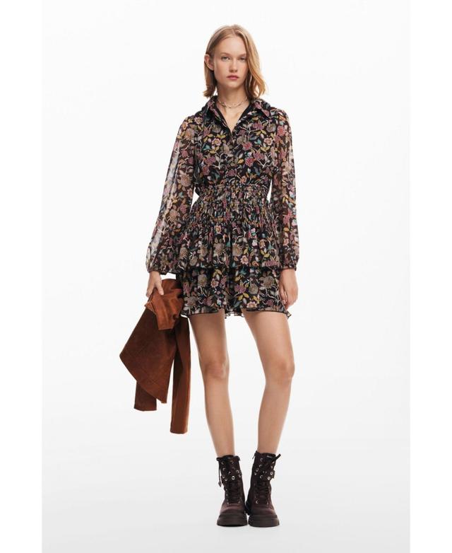 Desigual Womens Short floral dress Product Image