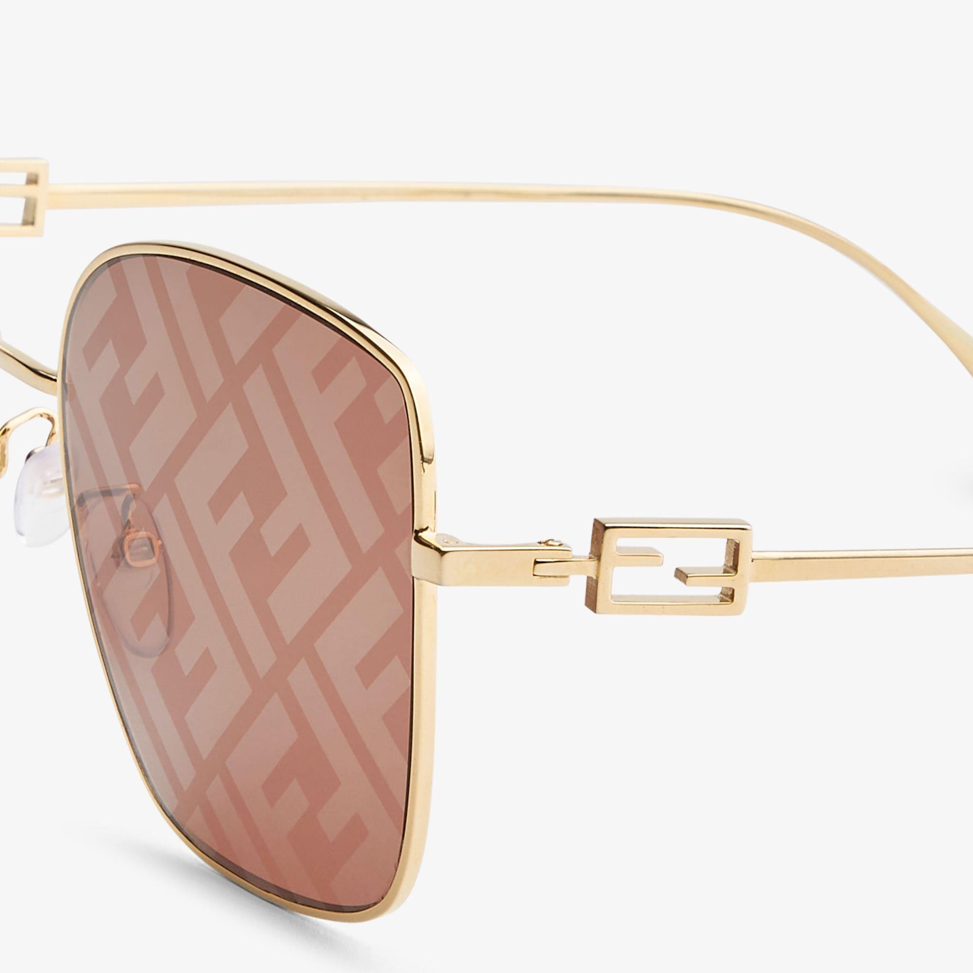 BaguetteSunglasses featuring brown lenses with FF logo Product Image