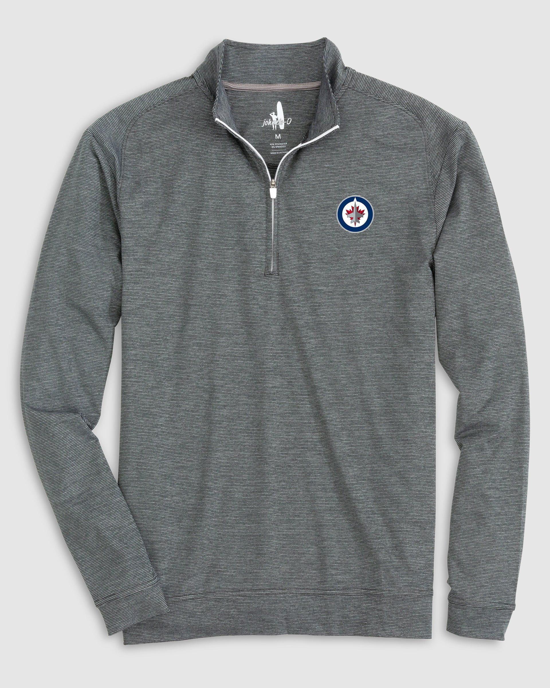 Winnipeg Jets Vaughn Striped Performance 1/4 Zip Product Image