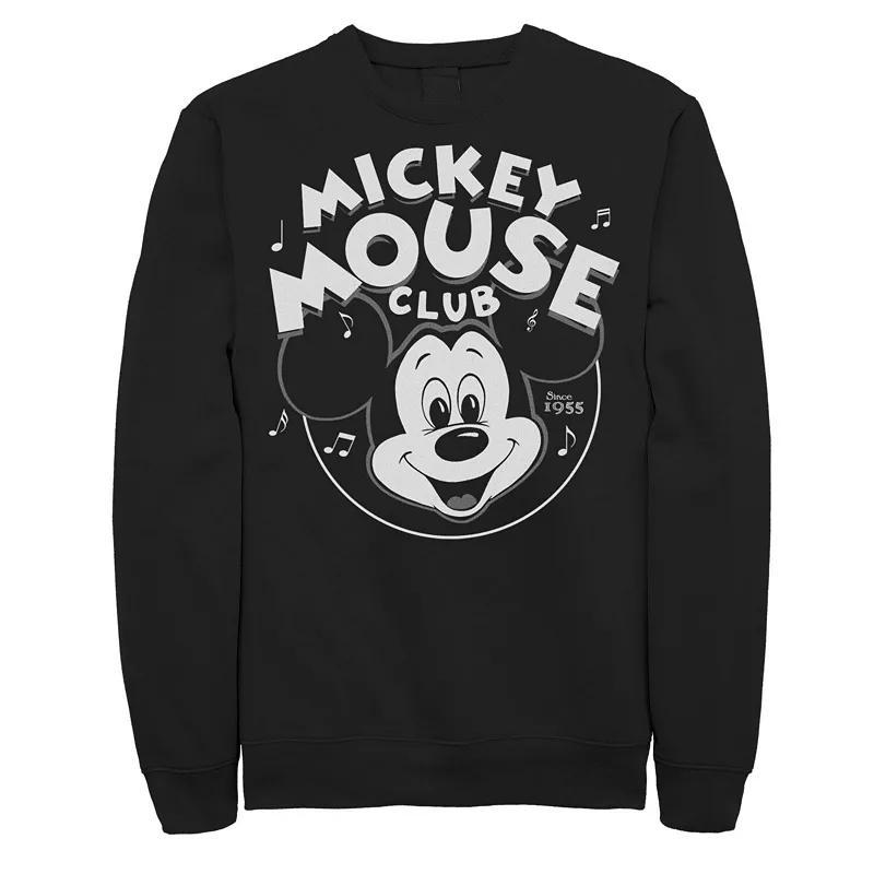 Disneys Mickey Mouse Big & Tall 100 Years Mickey Club Badge Graphic Fleece, Mens Product Image