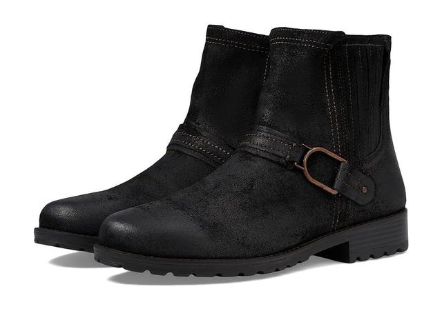 Clarks Aspra Buckle Suede) Women's Boots Product Image