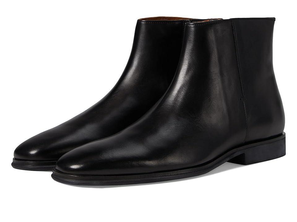 Mens Raging Leather Zip Ankle Boots Product Image