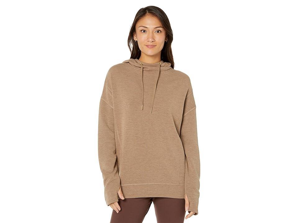 Jockey Active Supersoft Fleece Hoodie (Pine Bark Heather) Women's Clothing Product Image