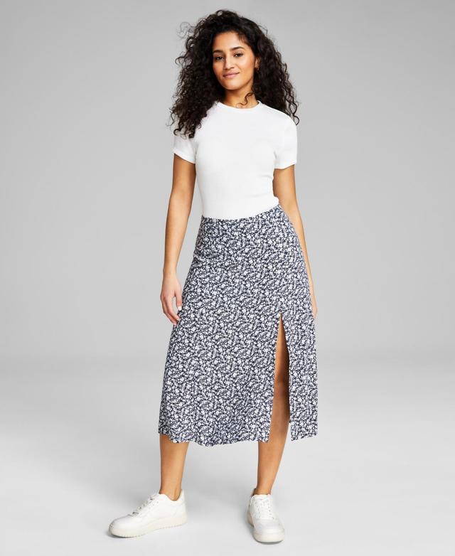 And Now This Womens Printed Midi Skirt, Created for Macys Product Image