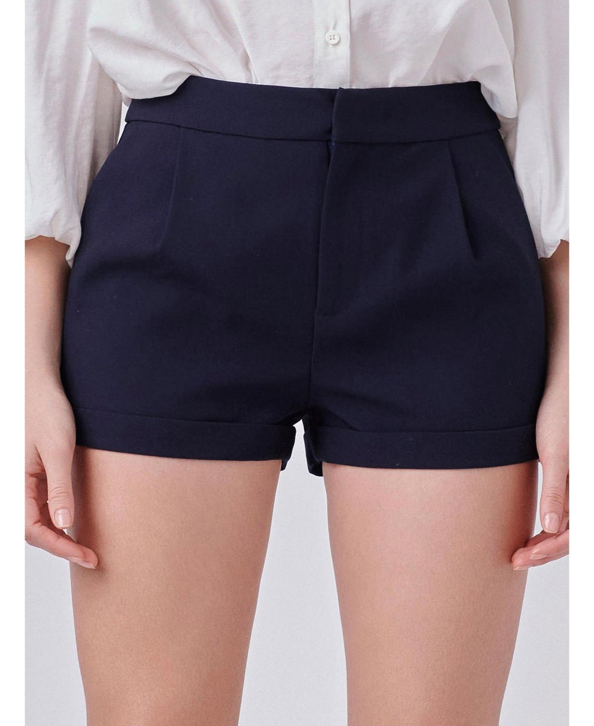 Endless Rose Pleated Low Rise Shorts Product Image