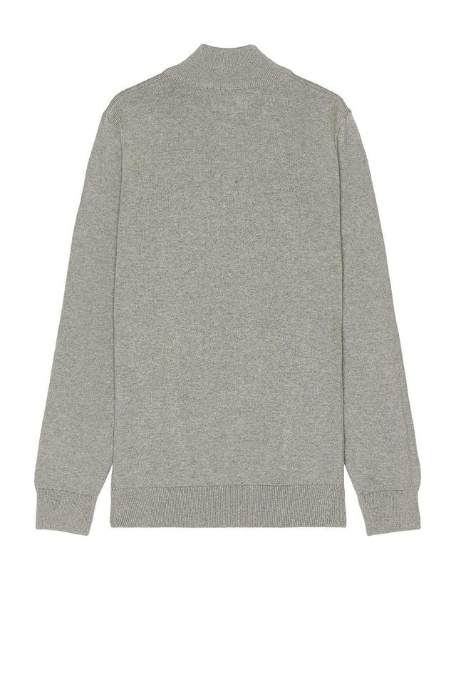 Barbour Half Zip Sweater in Grey. - size L (also in S, M, XL/1X) Product Image