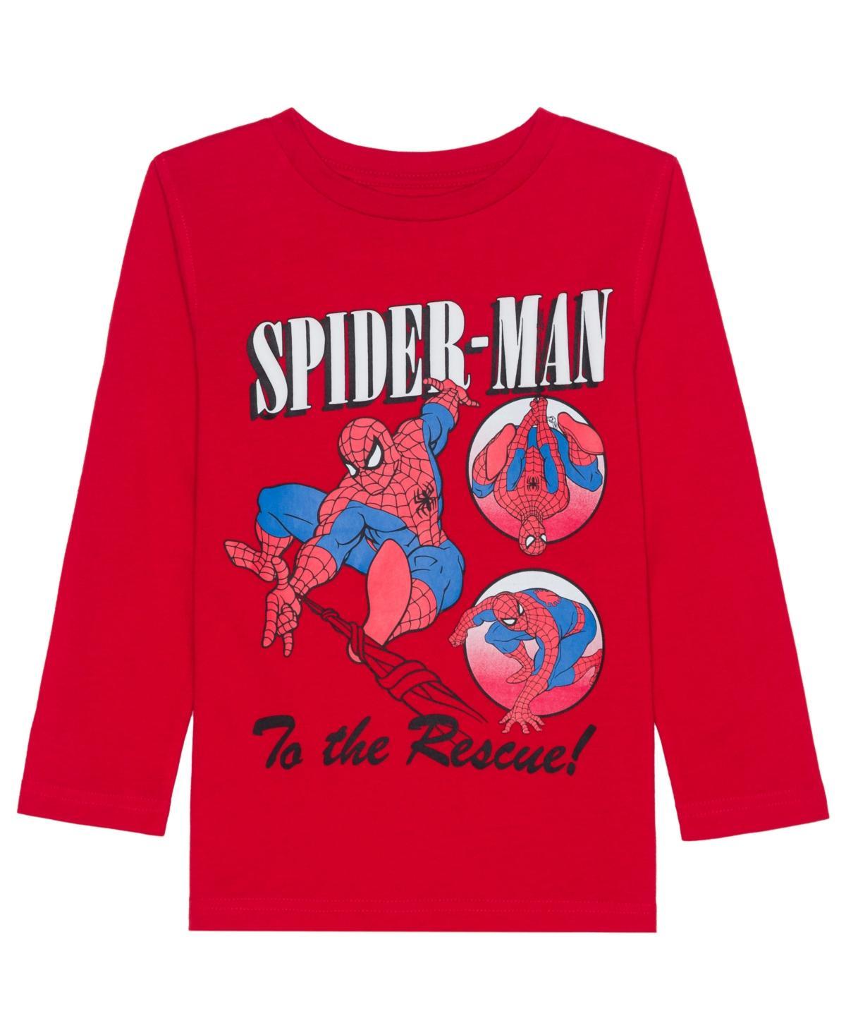 Spider-Man Toddler and Little Boys Long Sleeve Graphic T-shirt Product Image