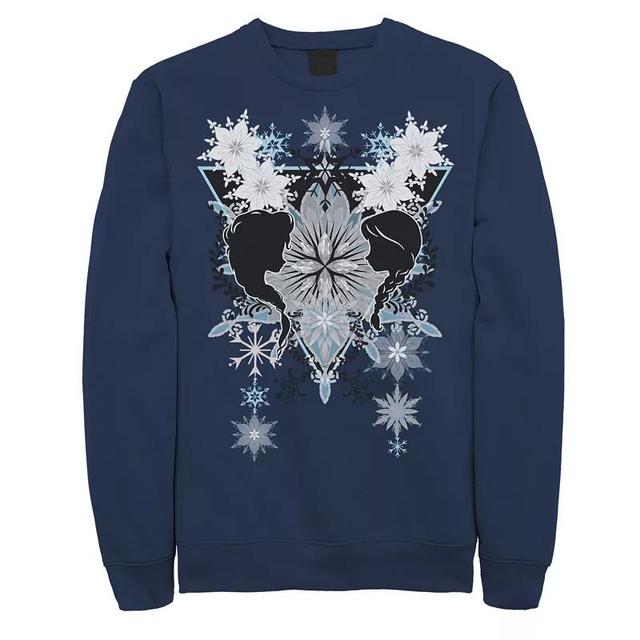 Disneys Frozen Mens Snowflake Boho Sweatshirt Blue Product Image