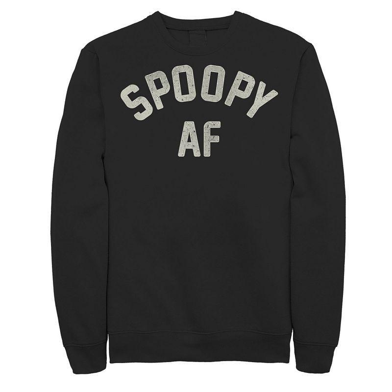 Mens Spoopy AF Halloween Sweatshirt, Mens Product Image