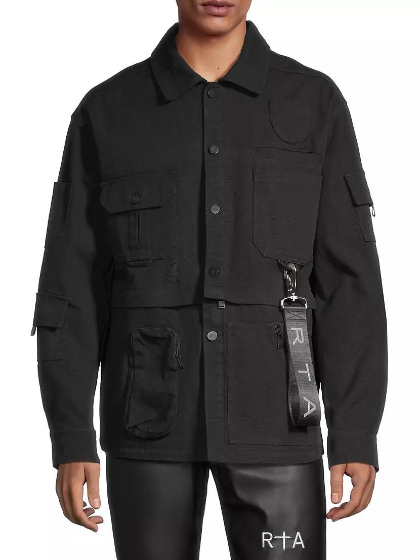 Utility Multi Pocket Crop Jacket Product Image