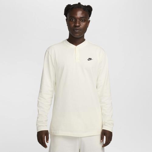 Mens Nike Club Fleece Long Sleeve Henley Product Image