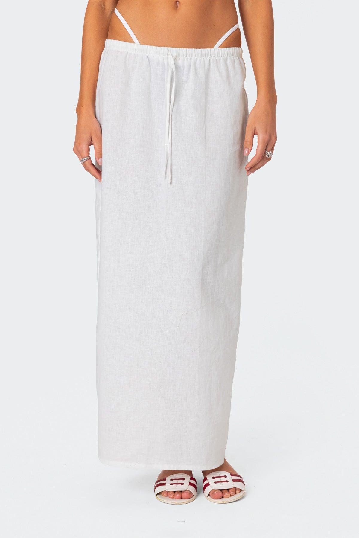 Rayla Linen Look Maxi Skirt Product Image