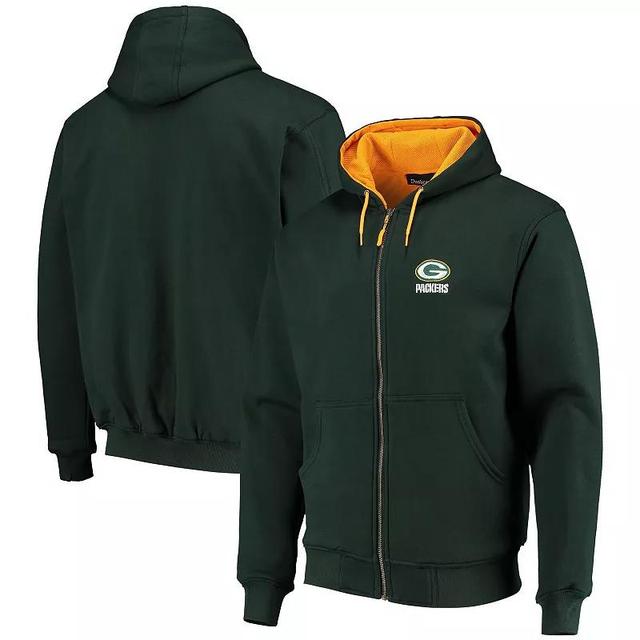 Mens Dunbrooke Bay Packers Craftsman Thermal-Lined Full-Zip Hoodie Product Image