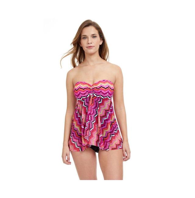 Womens Palm Springs Flyaway Bandeau One Piece Swimsuit Product Image