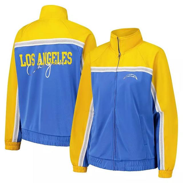 Womens G-III 4Her by Carl Banks Powder Blue Los Angeles Chargers Post Game Full-Zip Track Jacket Product Image