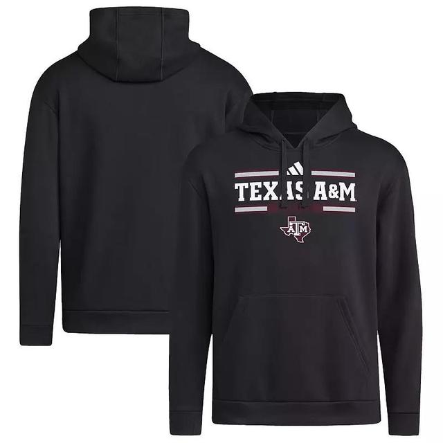 Mens adidas Texas A&M Aggies Strategy Game Fleece Pullover Hoodie Product Image