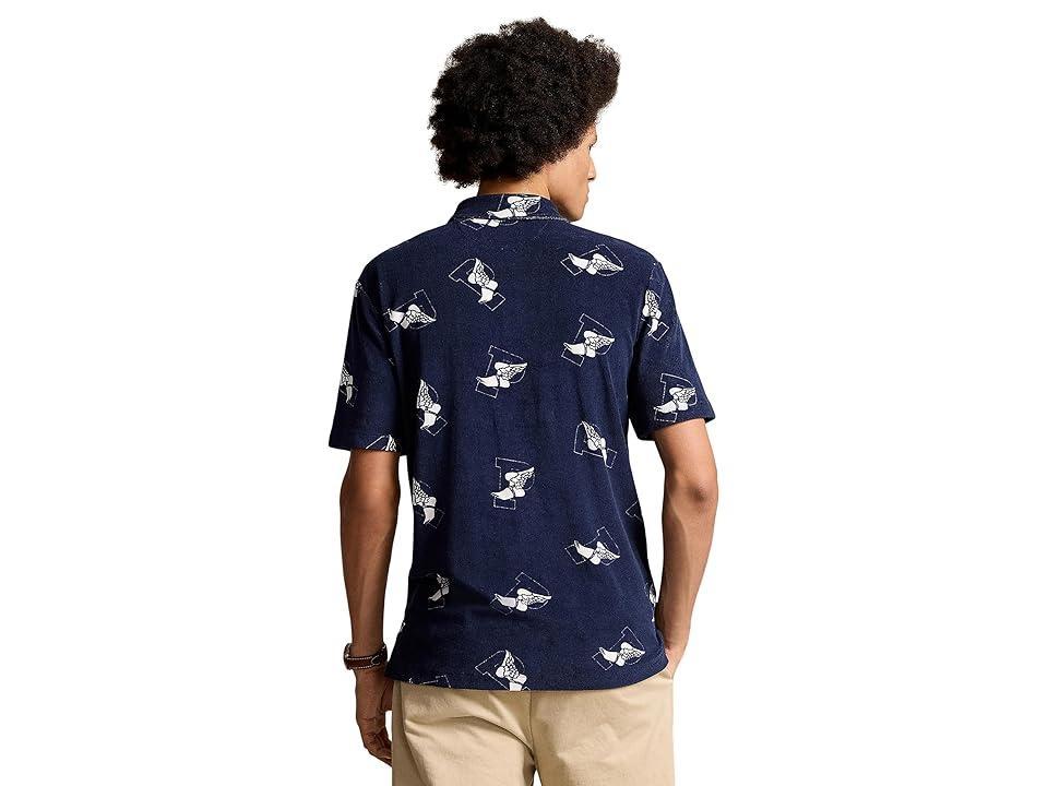 Polo Ralph Lauren Classic Fit P-Wing Terry Polo Shirt (Cruise P-Wing Toss) Men's Short Sleeve Knit Product Image