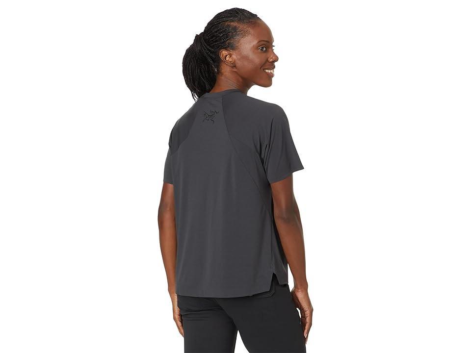 Arc'teryx Silene Short Sleeve Crew Heather) Women's Clothing Product Image