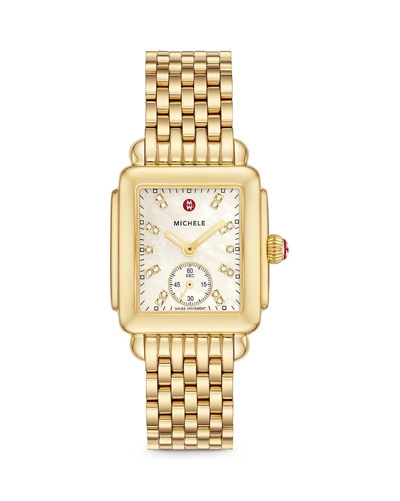 Deco Mid Gold Diamond Dial Watch Product Image