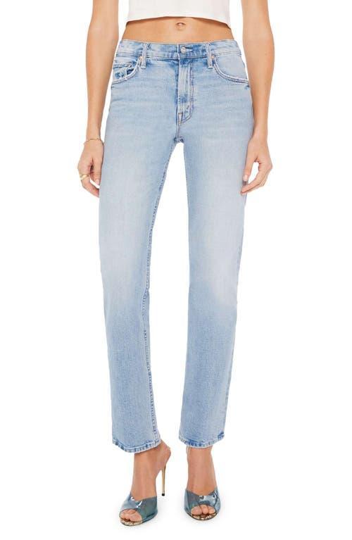 MOTHER The Smarty Pants Skimp High Waist Straight Leg Jeans Product Image